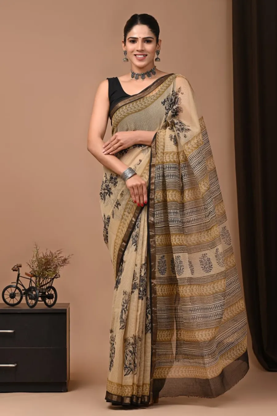 Breathable Kota Cotton Saree